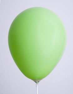 Opaque Lime Green Decorative balloons 5 